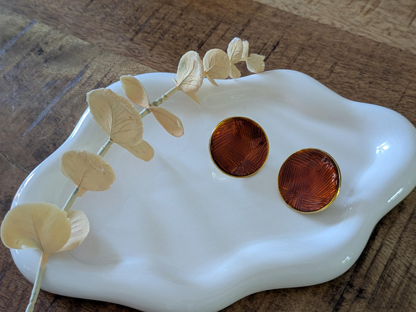 BOUCLES CALIE - ORANGE