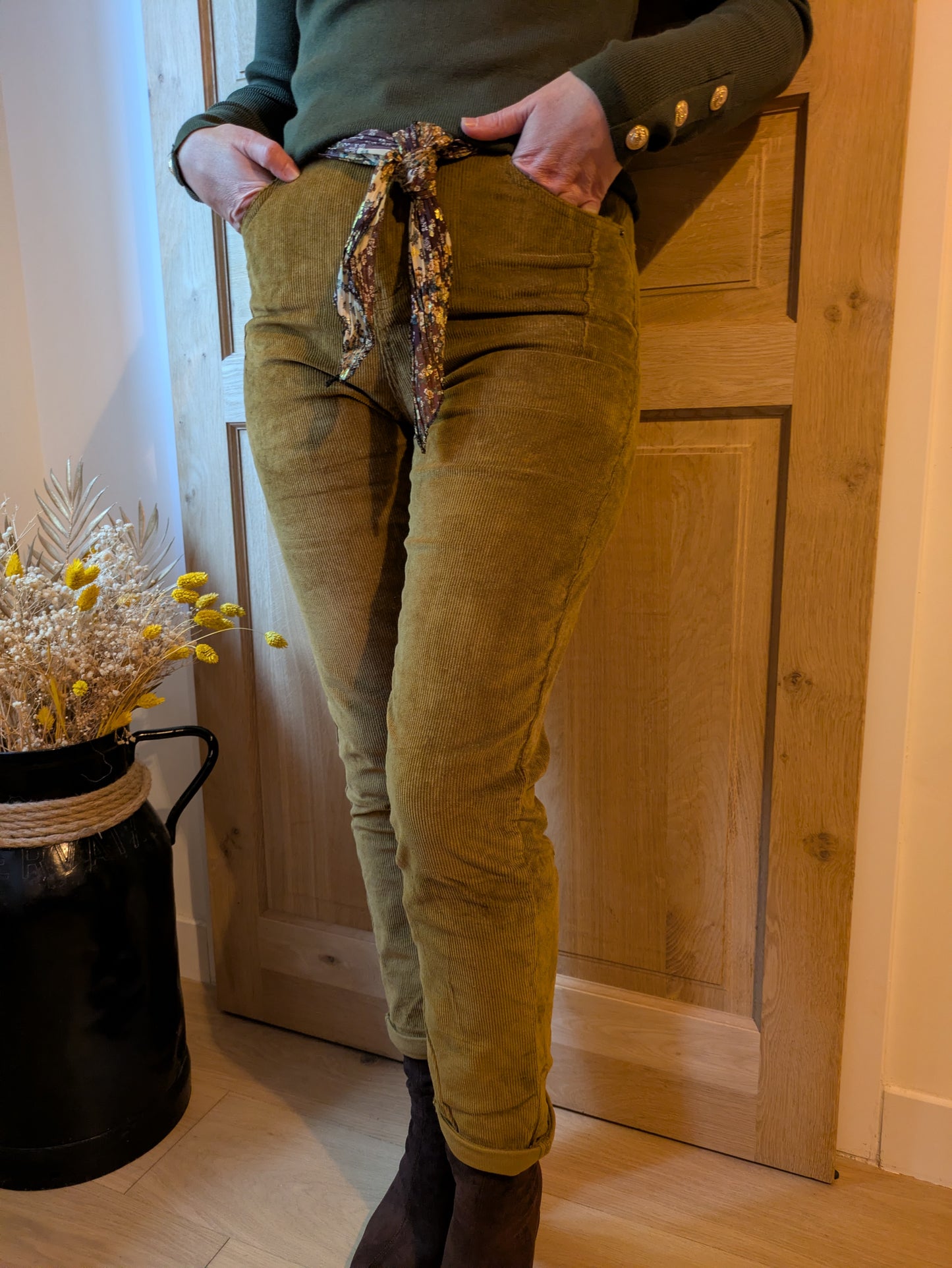 PANTALON GABRIEL - MOUTARDE