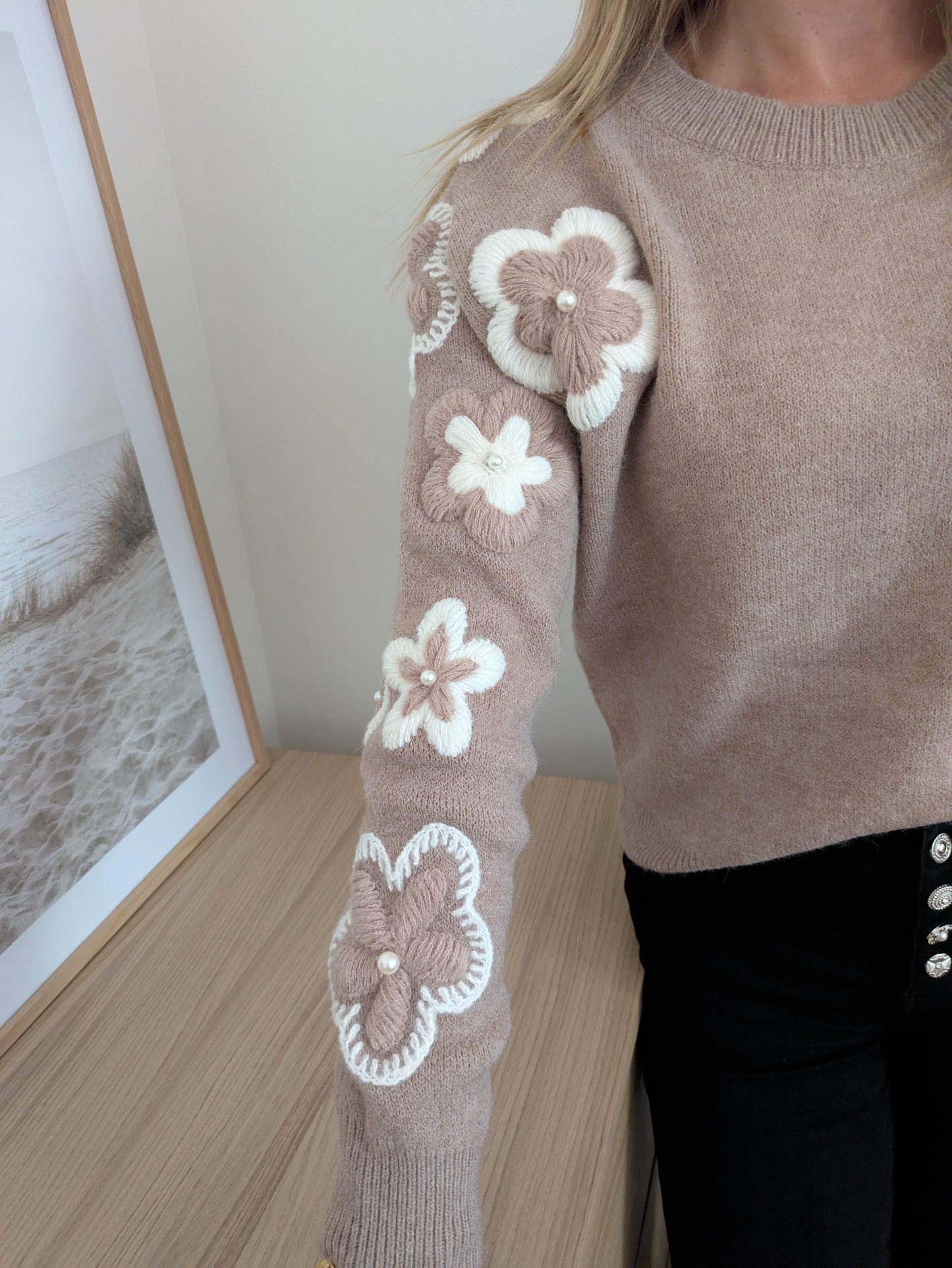 PULL INES - BEIGE