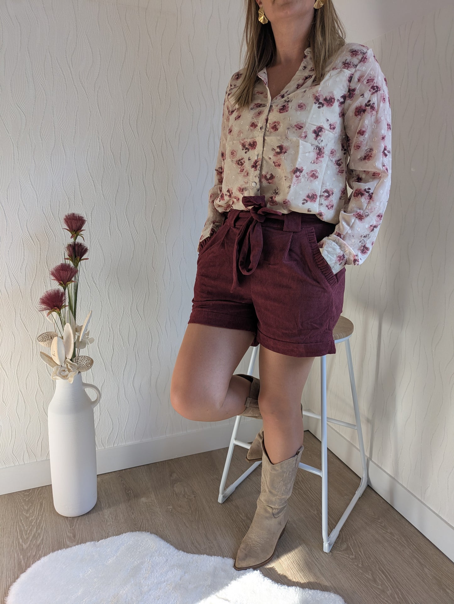 SHORT NOVA - BORDEAUX