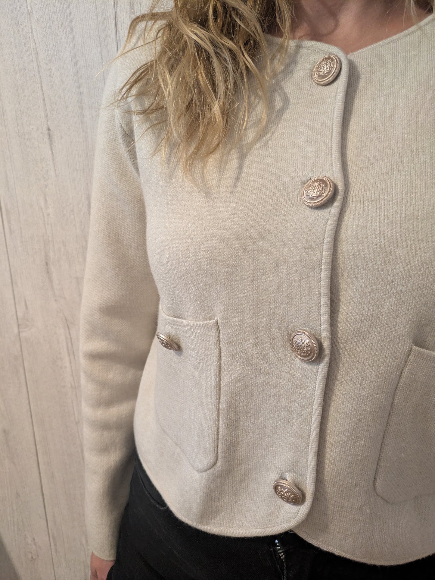 GILET STELLA - TAUPE