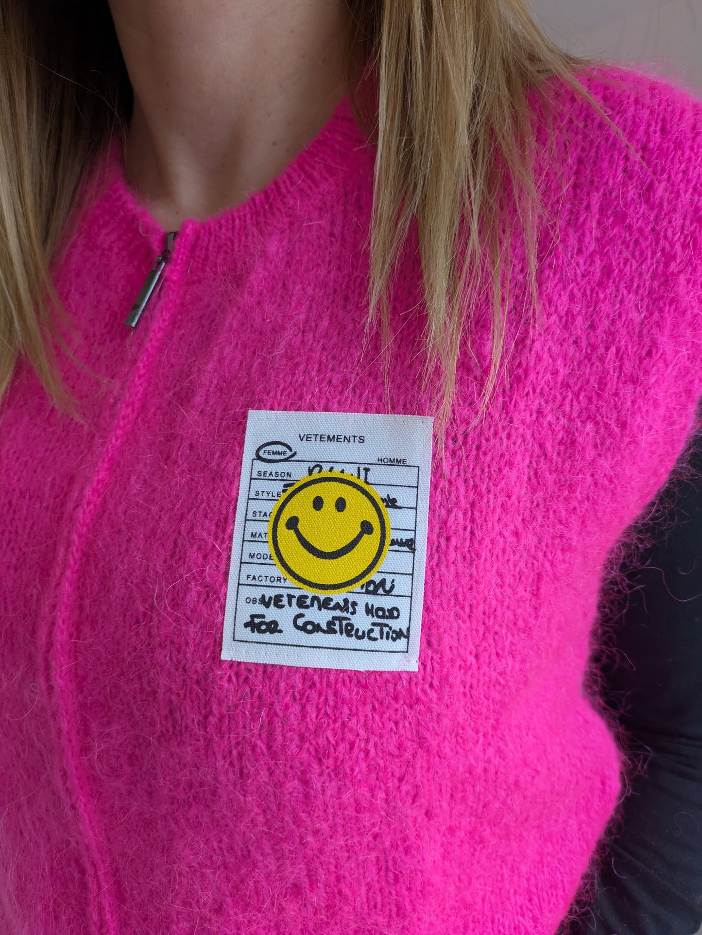 GILET ROSIE - ROSE FLUO