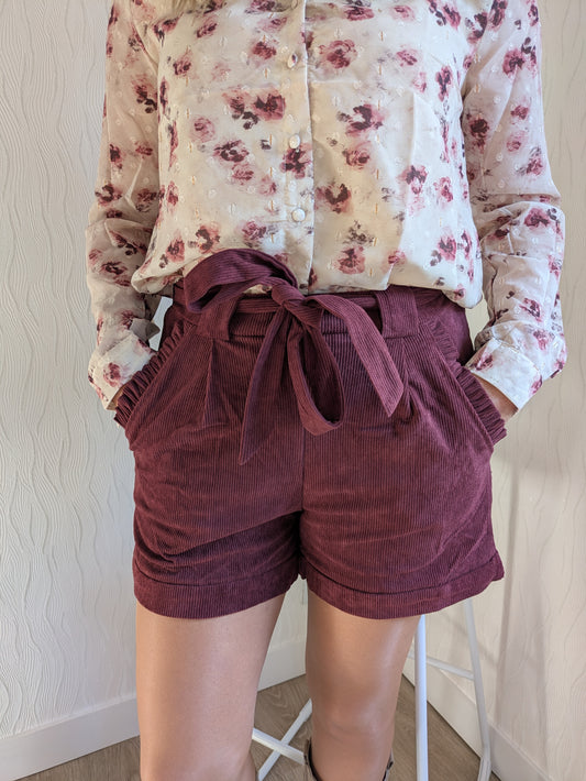SHORT NOVA - BORDEAUX