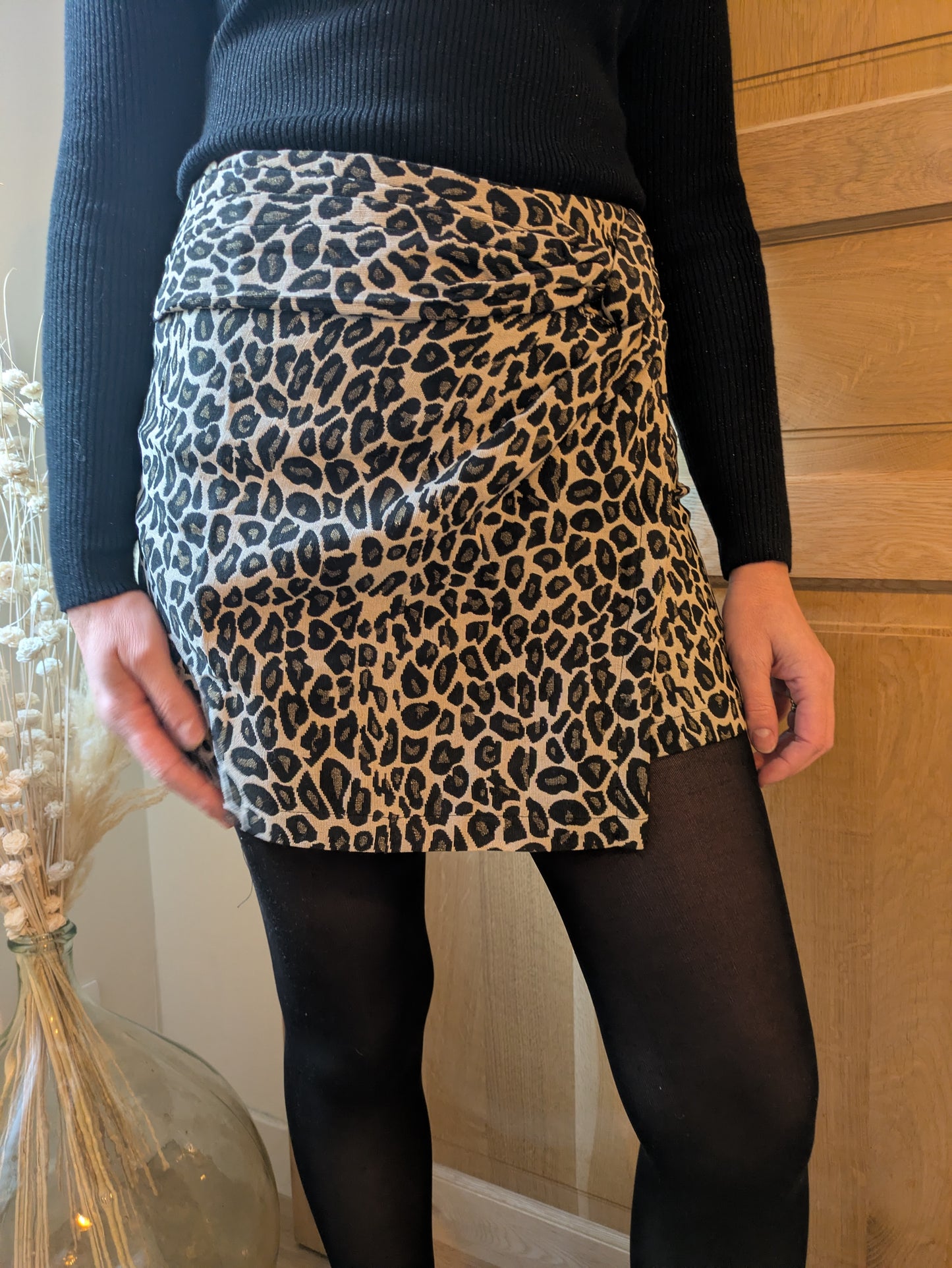 JUPE SHORT LEO - LEOPARD