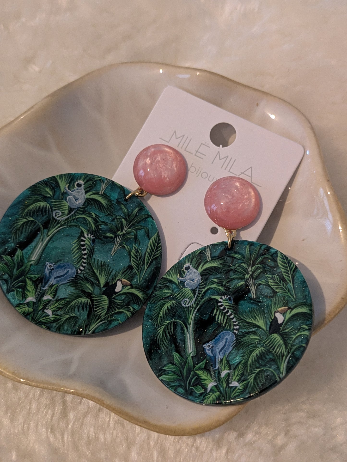 Boucles d'oreilles Jungle