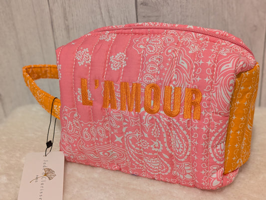 Trousse AMOUR rose