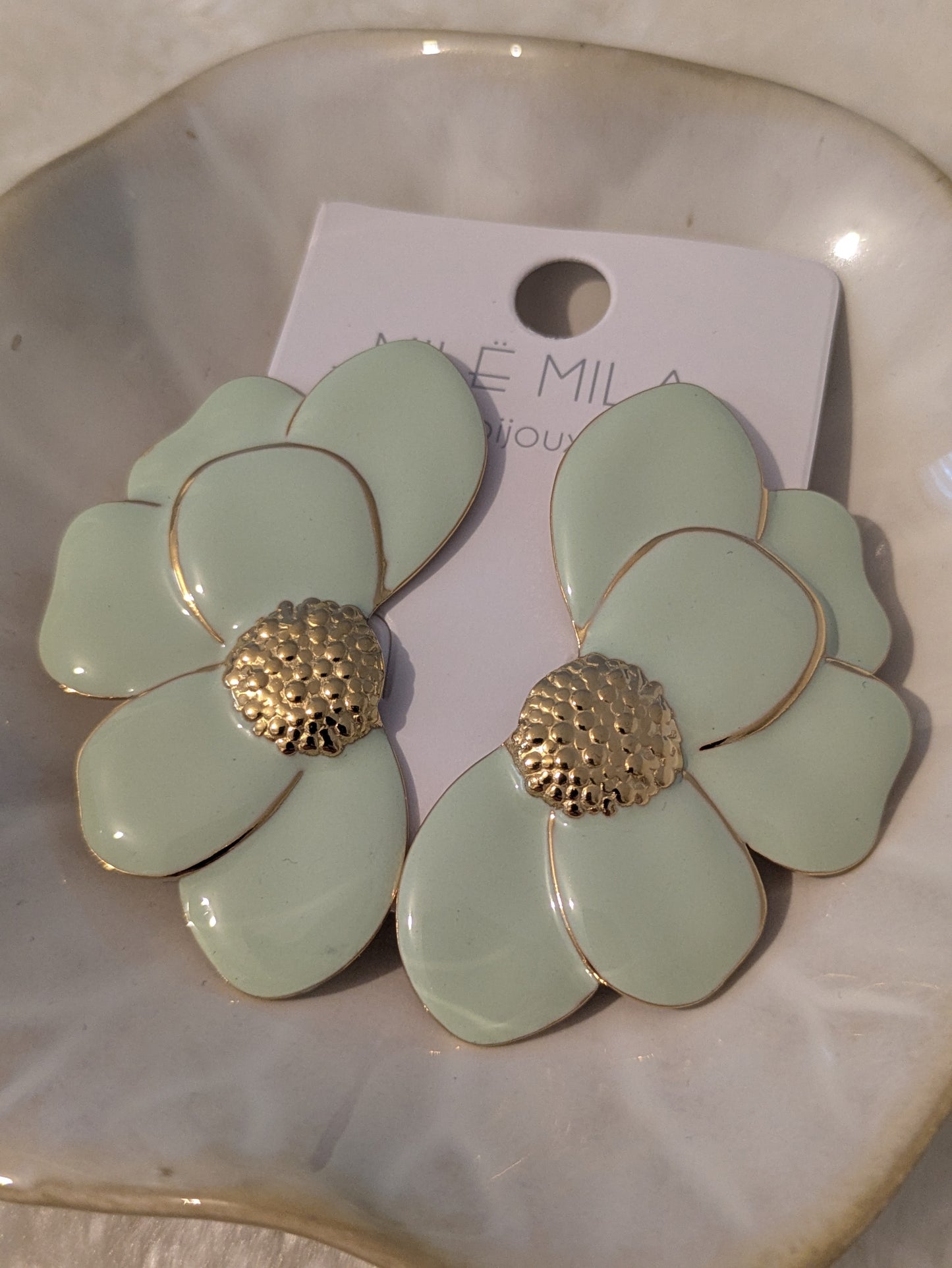 Boucles d'oreilles fleurs