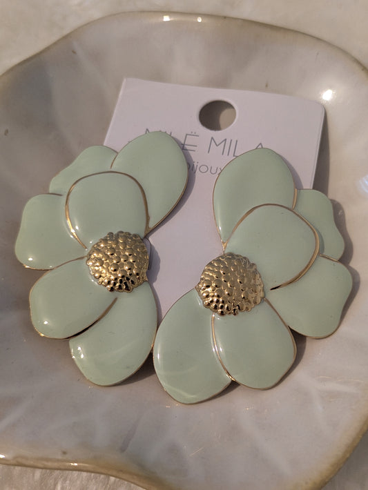 Boucles d'oreilles fleurs