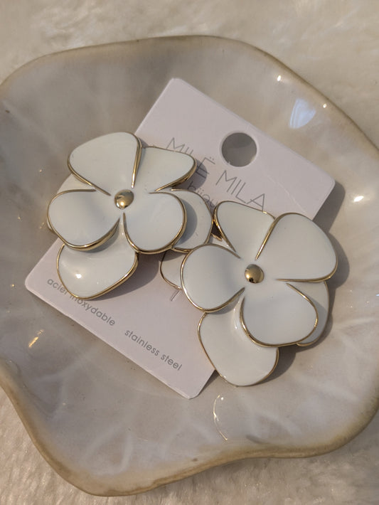 Boucles d'oreilles fleurs