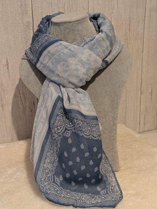 Foulard bleu