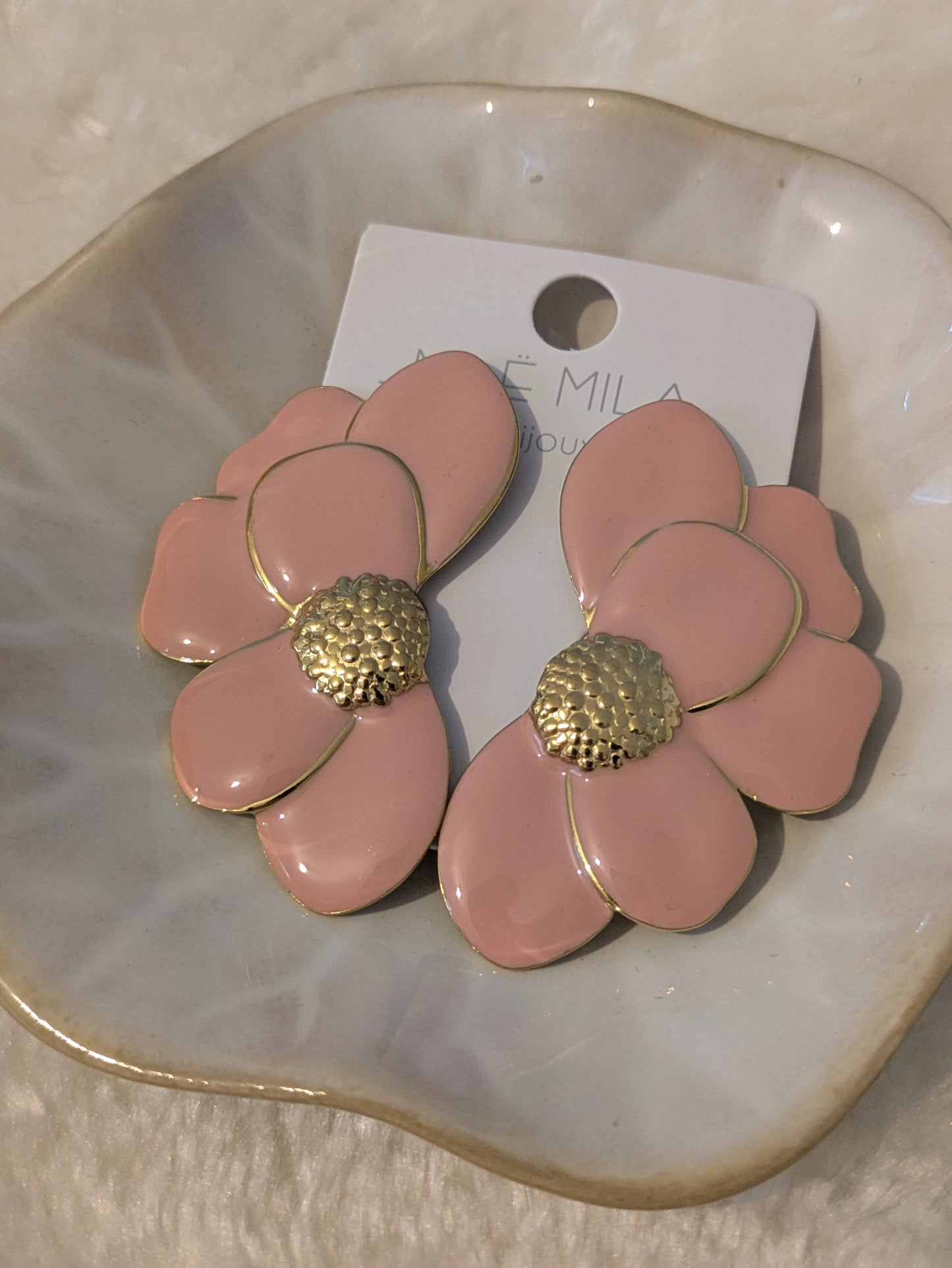 Boucles d'oreilles fleurs